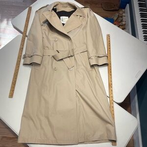 London Fog Black and Tan Coat